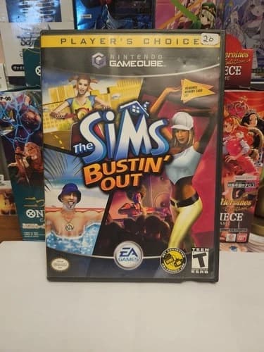 The Sims Bustin Out - Nintendo Gamecube CIB Complete Tested