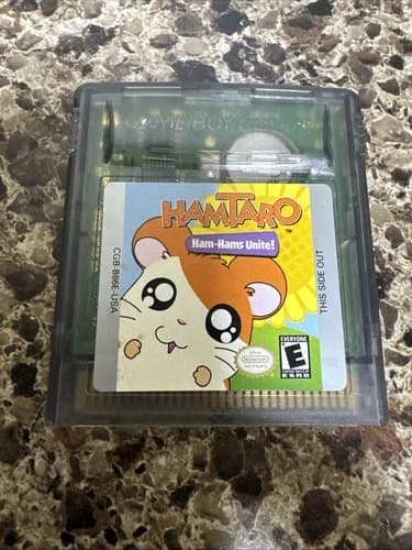 Hamtaro: Ham-Hams Unite Nintendo Game Boy Color, 2002, Authentic