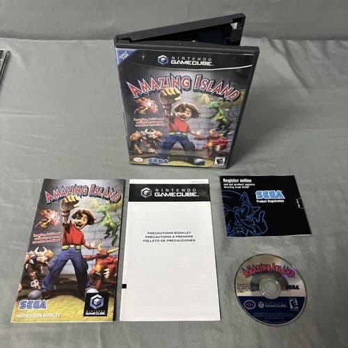 Amazing Island (Nintendo GameCube, 2004) CIB Tested