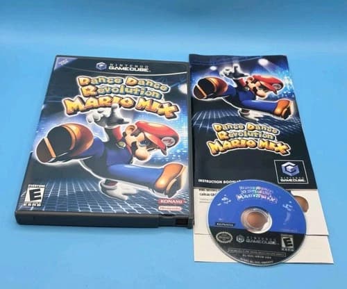 Dance Dance Revolution: Mario Mix (Nintendo GameCube,2005) Complete CIB Tested