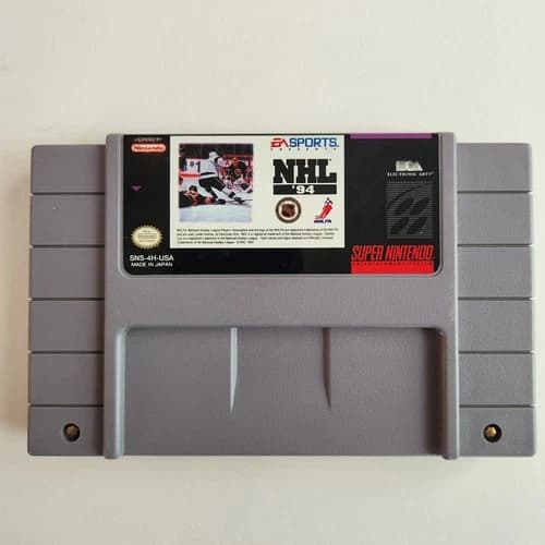 NHL 94 (SNES, 1993) Video Game Cartridge