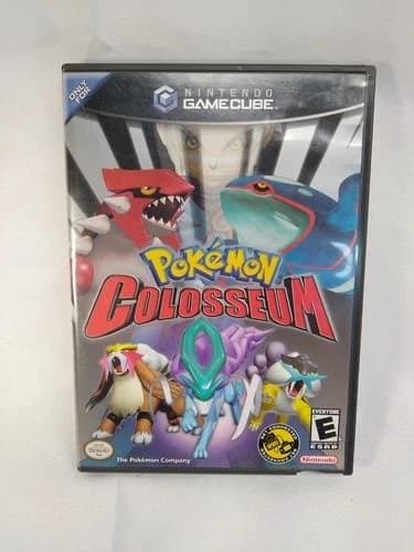 Pokémon Colosseum Nintendo GameCube Complete Tested Black Label Pokemon 2004