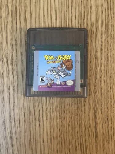 Tom & Jerry Mouse Hunt (Nintendo Game Boy Color GBC) Authentic Tested Works !!