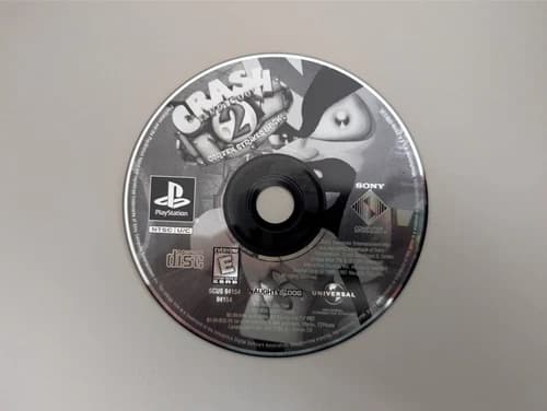 Crash Bandicoot 2: Cortex Strikes Back (Sony PlayStation 1) PS1 Game Disc Only