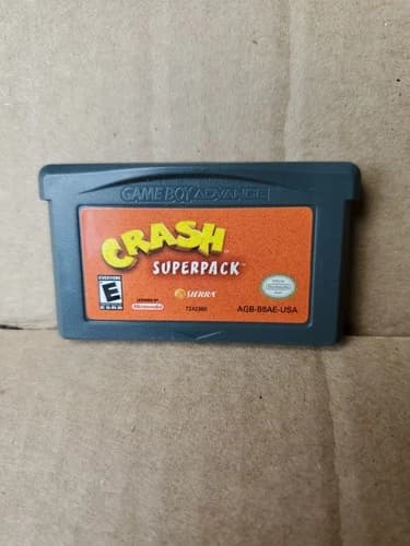 Crash Bandicoot Super pack Gameboy Advance Tested Authentic Cart