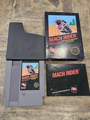Mach Rider NES CIB W/ Manual
