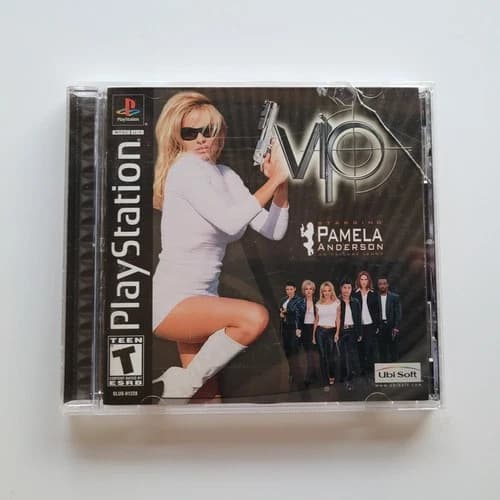 VIP - PAMELA ANDERSON V.I.P. Sony PlayStation 1, 2001 PS1 Play Tested Video Game