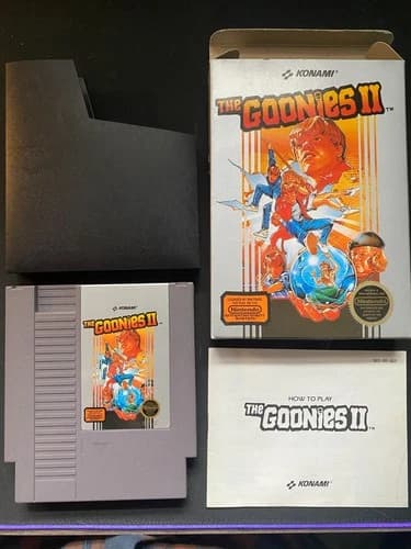 The Goonies II Nintendo NES game Konami, complete, tested and working