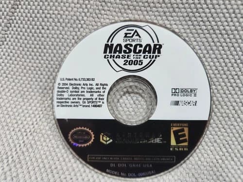 NASCAR 2005: Chase for the Cup (Nintendo GameCube, 2004) Disc Only