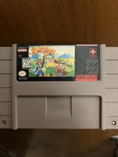 Power Piggs Of The Dark Age Super Nintendo SNES Authentic - Rare