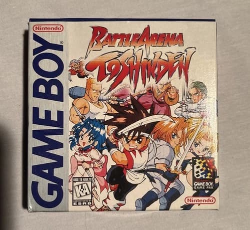 Battle Arena Toshinden (Nintendo Game Boy, 1996) Complete CIB (NOT TESTED)