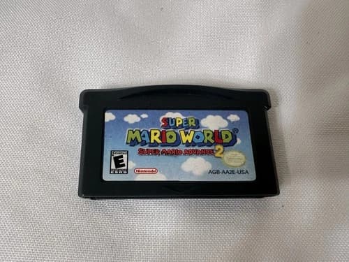 Super Mario World Super Mario Advance 2 Nintendo Gameboy GBA Game Tested Working