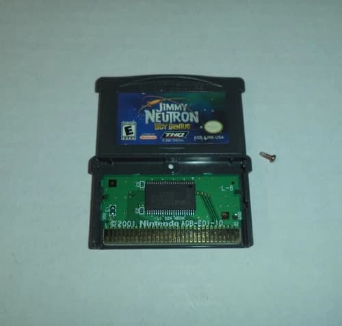 Jimmy Neutron Boy Genius (2001) for Nintendo Gameboy Advance GBA - Cart Only
