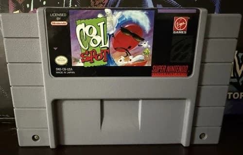 Cool Spot (Super Nintendo, SNES 1993) Authentic Tested