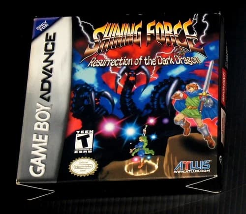 SHINING FORCE RESURRECTION OF DARK DRAGON NINTENDO GAME BOY ADVANCE GBA CIB AUTH