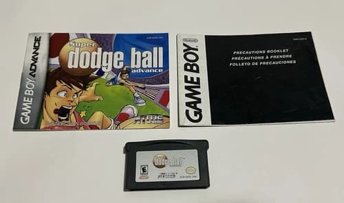 Super Dodge Ball Advance (Nintendo Game Boy Advance, 2001) GBA TESTED MANUALS