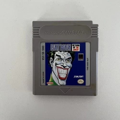 Nintendo Game Boy Batman Return Of The Joker Authentic Tested
