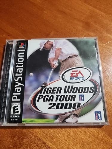 Tiger Woods PGA 2000 - Sony PlayStation 1 PS1 EA Sports Cib Tested
