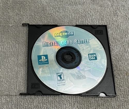 Digimon Digital Card Battle (Sony PlayStation 1, 2001) Disc Only Tested
