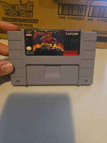 Demon's Crest Nintendo SNES 1994 Authentic Game, Tested