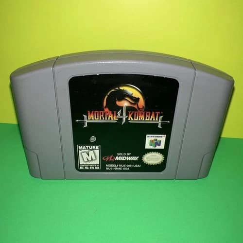 Mortal Kombat 4 N64 Nintendo 64 Game 1998 Cartridge Only Tested