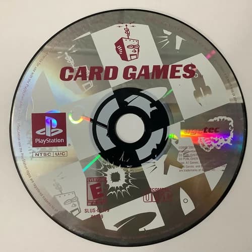 Card Games PS1 Sony PlayStation 1 Disc Only