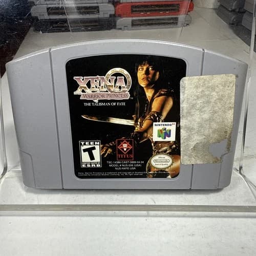 Nintendo 64 N64 Xena Warrior Princess Talisman Of Fate Cartridge Only Tested