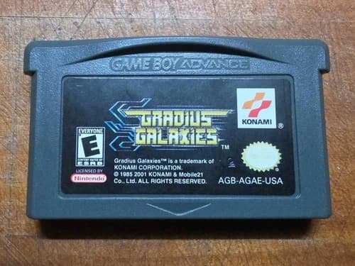 Gradius Galaxies (Nintendo Game Boy Advance, 2001) Konami GBA Cartridge Tested
