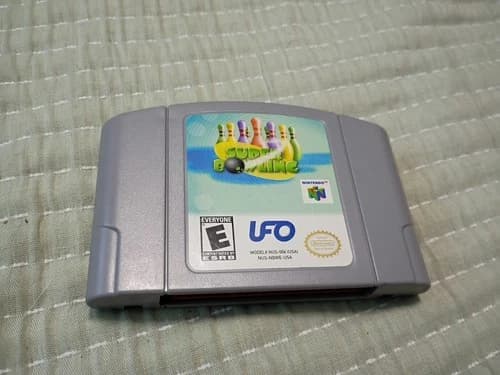 Super Bowling (Nintendo 64 N64, 2001) Authentic *TESTED* Fast Shipping Clean