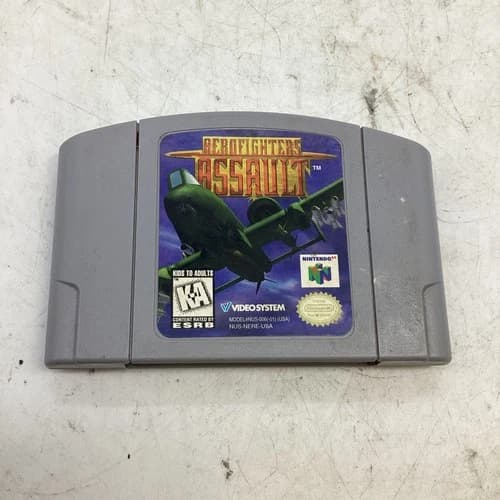 AeroFighters Assault Nintendo 64 N64 Cartridge Only Authentic (EL1098232)