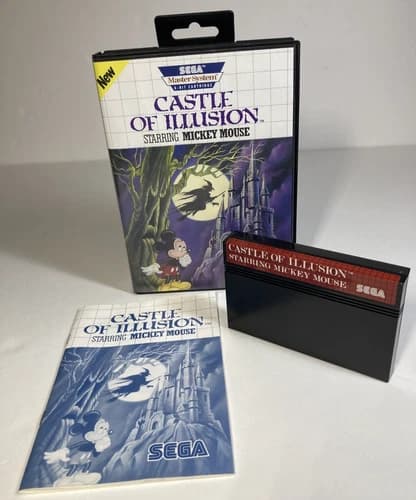 Castle of Illusion Mickey Mouse Sega Master System CIB - EXCELLENT! U.S. Seller
