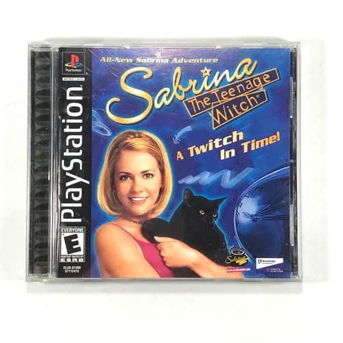 Sabrina the Teenage Witch Twitch in Time PS1 PlayStation - Complete CIB