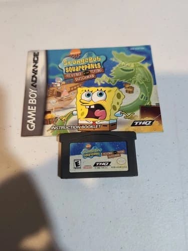*SPONGEBOB SQUAREPANTS: REVENGE OF THE FLYING DUTCHMAN NINTENDO GAMEBOY ADVANCE
