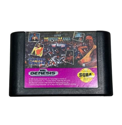 WWF Super WrestleMania (Sega Genesis, 1992) Cartridge Only - Tested