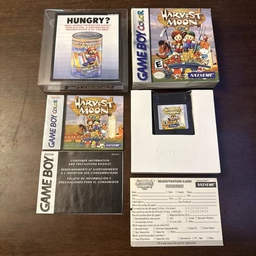 Harvest Moon GBC (Nintendo Gameboy Color Boy GBC) Complete - Tested - Authentic