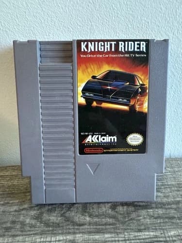 Knight Rider (NES Nintendo, 1989) Game Only - Tested Authentic Cleaned