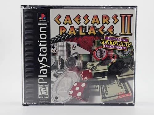 Sony Playstation 1 PS1 Caesars Palace II CIB Cleaned & Tested