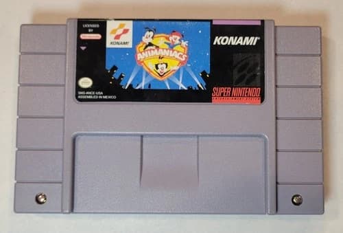 1994 Animaniacs Super Nintendo SNES Video Game Cartridge Only OEM Cart Tested