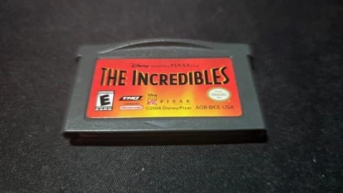 Disney/Pixar The Incredibles Nintendo Game Boy Advance NRMT authentic cartridge