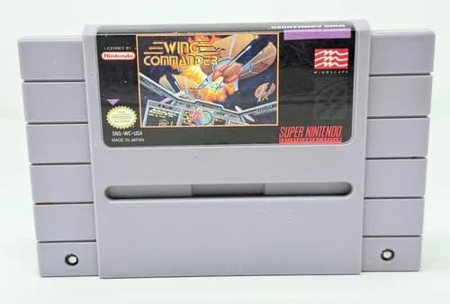 Wing Commander (Super Nintendo SNES, 1992) TESTED & WORKS