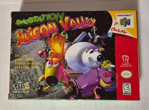 Space Station: Silicon Valley (Nintendo 64, 1998) Box Manual Complete CIB N64