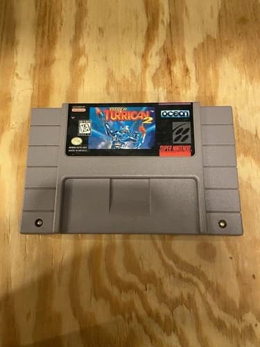 Super Turrican 2-SNES-Cart Only-Authentic-TESTED & WORKS
