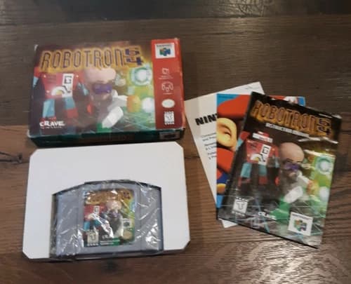 Nintendo 64 Robotron 64 N64 Complete In Box CIB Authentic Fast Shipping!