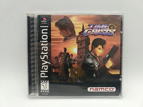 Time Crisis (PS1 PlayStation, 1995) Excellent CIB w/ Reg Card TESTED