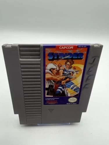 Strider (Nintendo NES, 1989) Authentic Capcom NES Cart Only Tested and Working