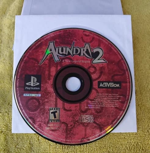 Alundra 2 (PlayStation 1 PS1) Disc Only Clean and Tested