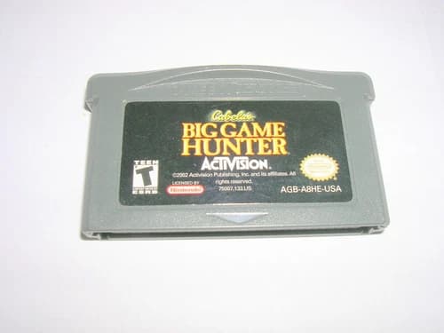 Cabela's Big Game Hunter (Nintendo Game Boy Advance GBA) Original Game
