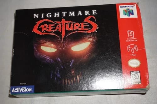 Nightmare Creatures (Nintendo 64 N64) Complete in Box CIB
