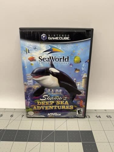 SeaWorld Shamu's Deep Sea Adventures Nintendo GameCube 2005, Complete in Box