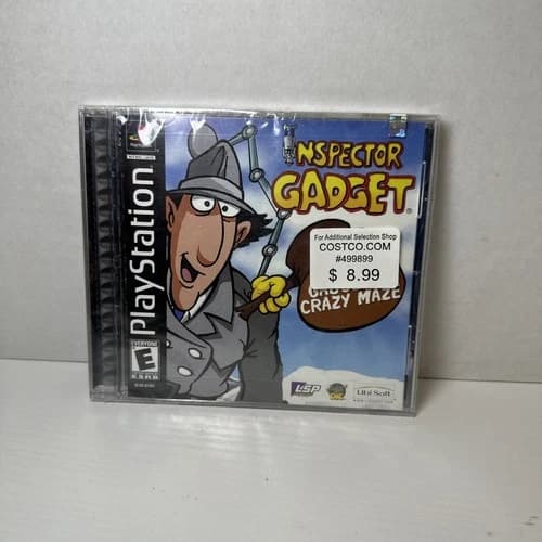 Inspector Gadget: Gadget's Crazy Maze (Sony PlayStation 1, PS1 2001) NEW